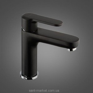 Смеситель для раковины однорычажный EMMEVI коллекция Nefer черный  NEO77003 