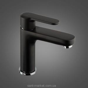 Змішувач для раковини одноважеля EMMEVI колекція Nefer чорний NEO77003