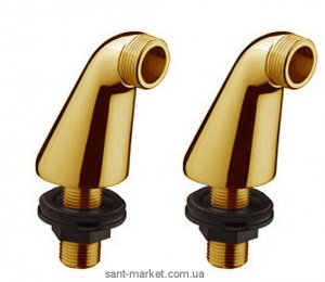 Emmevi Адаптер для вертикального кріплення змішувачів на борт ванни (пара) золото CO2847OR