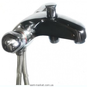 Смеситель двухвентильный с коротким изливом Ideal Standard коллекция Alpha New хром B1875AA