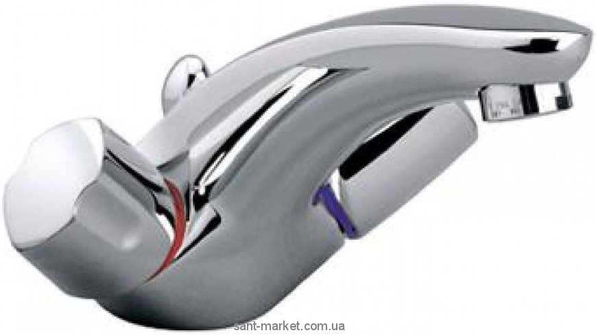 Змішувач для раковини двухвентильний з донним клапаном Ideal Standard Euroflow хром B1890AA