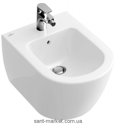 Біде підвісне Villeroy & Boch колекція Omnia Architectura 53х37х41 з переливом 56840001