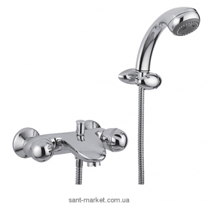 Смеситель двухвентильный для ванны с душем Giulini коллекция Persia хром 3801-CR