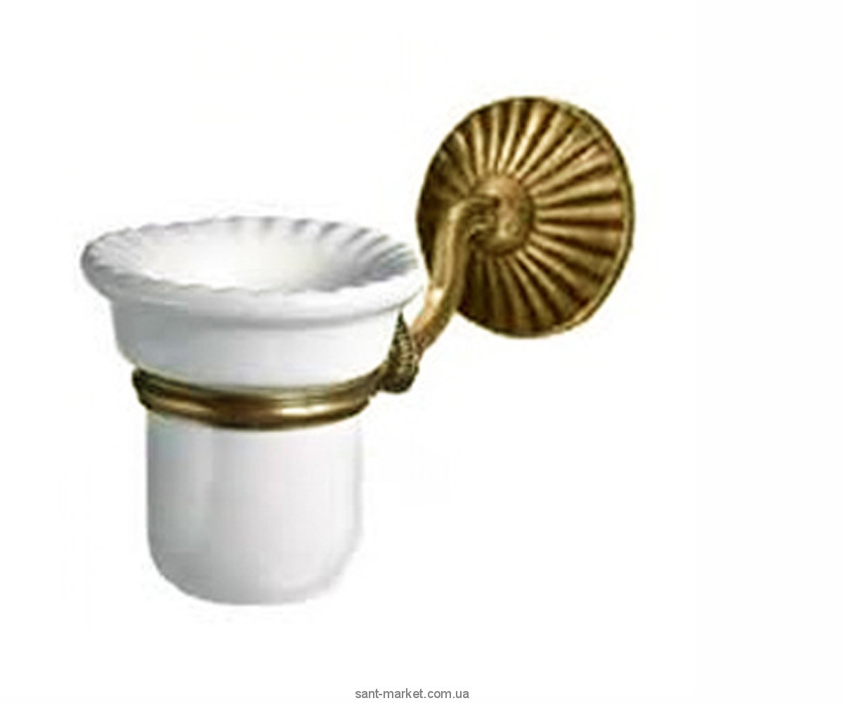 All.pe Opal Стакан керамічний з настінним кріпленням бронза BR OP109