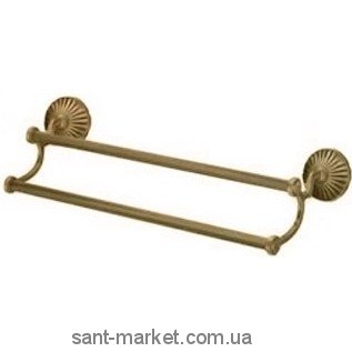 All.pe Opal Держатель для полотенец (настенный  двойной) золото OR OP012