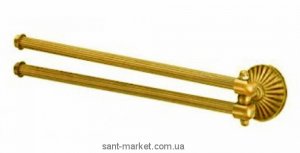 All.pe Opal Тримач для рушників подвійний золото OR OP013