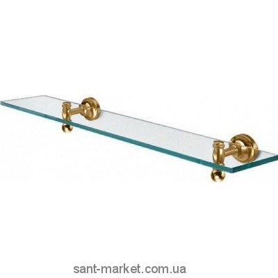 All.pe Perla Полка для ванной комнаты стеклянная бронза PE018-BR