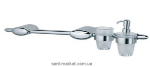 Bossini Поручень для ванни з дозатором і склянкою N00007