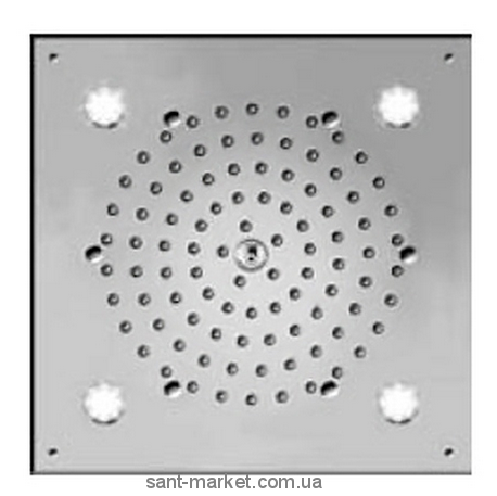 Верхний душ встраиваемый в потолок с подсветко BOSSINI коллекция Cube Light хром I007231