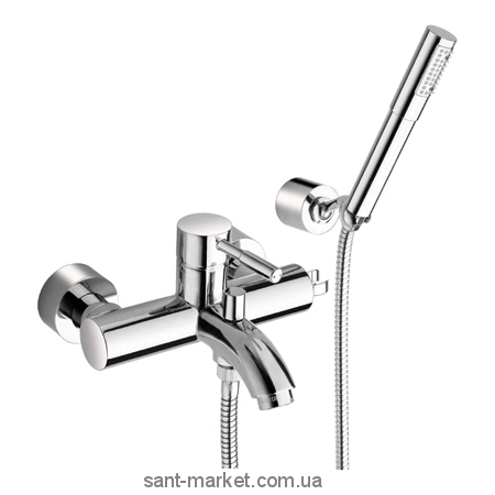 Смеситель однорычажнный для ванны с душем La Torre коллекция Tech хром 12019