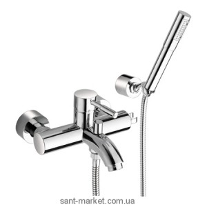 Змішувач одинважільний для ванни з душем La Torre колекція Tech хром 12019