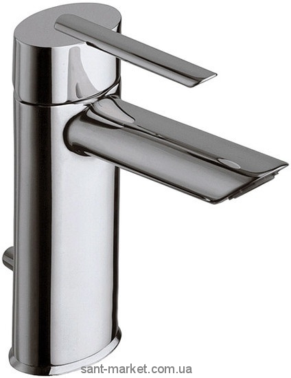 Смеситель для раковины однорычажный с донным клапаном La Torre коллекция Ovaline хром 26001CS