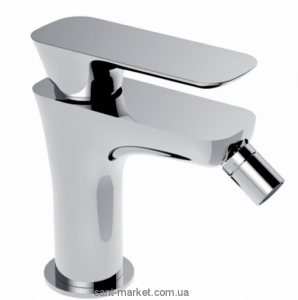 La Torre Laghi Смеситель для биде с донным клапаном 44011 CS chrome/white