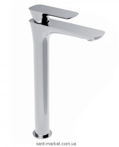 Смеситель для раковины однорычажный высокий La Torre Laghi хром 44501 CS chrome