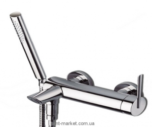Смеситель однорычажнный для ванны с душем La Torre коллекция Ovaline хром  26019