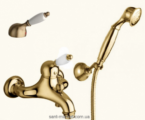 Смеситель однорычажнный для ванны с душем La Torre коллекция Zafira бронза 8020RE bronze