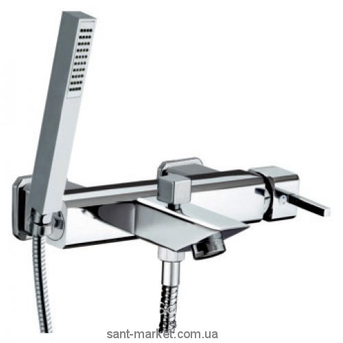 Змішувач одинважільний для ванни з душем La Torre колекція Dado хром 12019