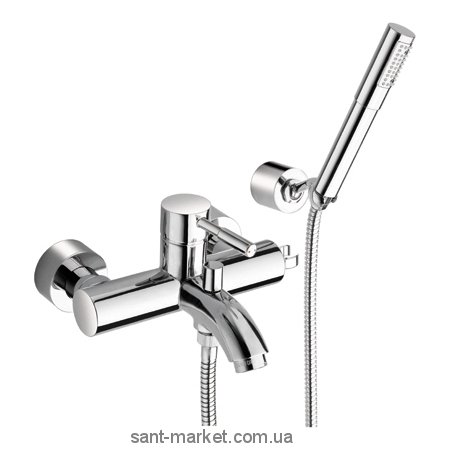 Смеситель однорычажнный для ванны с душем La Torre коллекция Tech хром 12019
