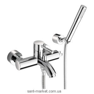 Смеситель однорычажнный для ванны с душем La Torre коллекция Tech хром 12019