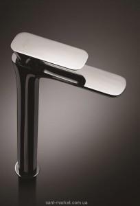 Змішувач для раковини одноважеля високий La Torre Laghi хром / білий 44501 CS chrome / white