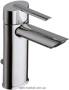 Змішувач для раковини одноважеля з донним клапаном La Torre колекція Ovaline хром 26001CS