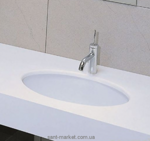 Раковина для ванної вбудована Artceram колекція Diana Doppio Smalto біла DIL001