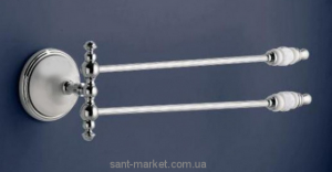 F.L.A.B. Egizia Держатель для полотенец двойной 450 мм Хром/Керамика 2250