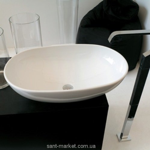 Раковина для ванной накладная Artceram коллекция La Ciotola белая LCL002