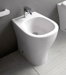 Біде підлогове ArtCeram колекція Ten ​​52х36х41 з переливом TEB001