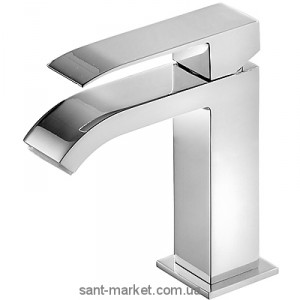 Смеситель для раковины однорычажный каскадный Tres коллекция Cuadro хром 00610101