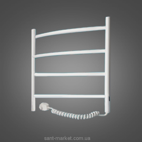 Электрический полотенцесушитель Laris Классик ЧФ4 Э 525x500х103 лесенка белый 75201007