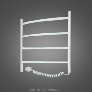 Электрический полотенцесушитель Laris Классик ЧФ4 Э 525x500х103 лесенка белый 75201007