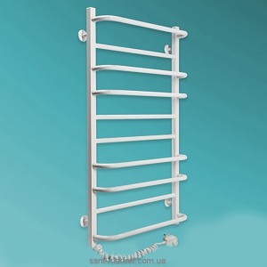 Электрический полотенцесушитель Laris Комфорт ЧФ10 Э 525x900х139 лесенка белый  75201006
