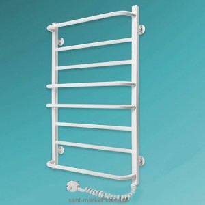 Электрический полотенцесушитель Laris Комфорт ЧФ8 Э 525x800х139 лесенка белый  75201003