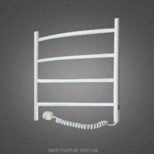 Электрический полотенцесушитель Laris Классик ЧФ4 Э 525x500х103 лесенка белый 75201007