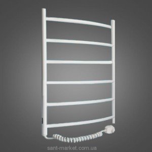 Электрический полотенцесушитель Laris Классик ЧФ6 Э 525x600х103 лесенка белый 75201010