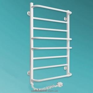 Електричний полотенцесушитель Laris Комфорт ЧФ8 Е 525x800х139 драбинка білий 75201004