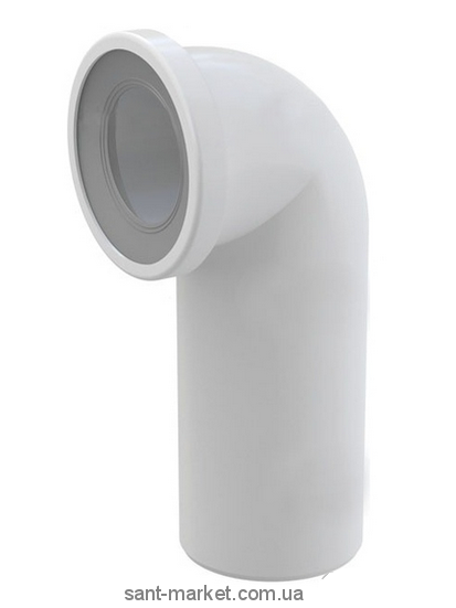 AlcaPlast Жорстка підводка для випуску унітазу (кут 90 градусів) A90-90