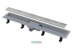 Жолоб водостічний AlcaPlast бічній випуск комбінований затвор регульований APZ8-950M