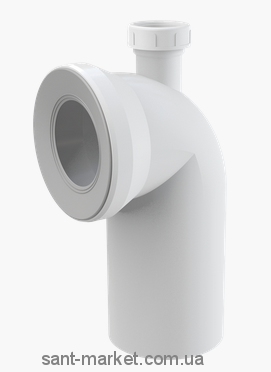 AlcaPlast Колено для унитаза 90° с присоединением Ø40 A90-90P40