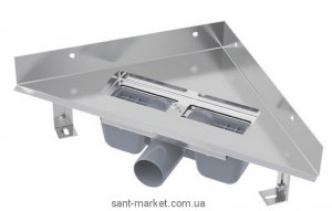 AlcaPlast Водосточный желоб угловой ARZ-1