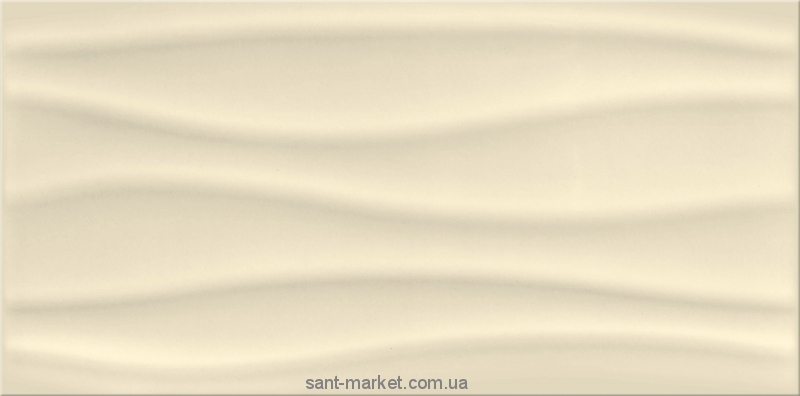 Opoczno Flower Power Плитка настінна Бежевий глянець WAVE 29 7X60