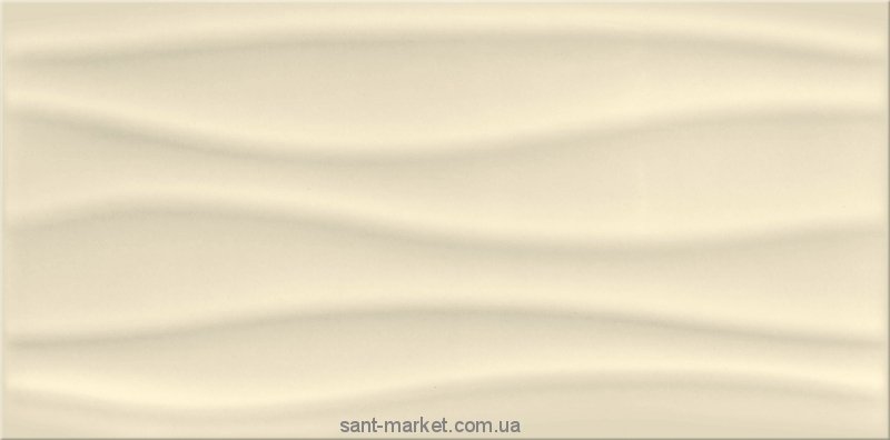 Opoczno Flower Power Плитка настінна Бежевий глянець WAVE 29 7X60