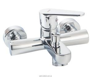 Смеситель однорычажный для ванны с коротким изливом Ferro коллекция Algeo хром BAG1