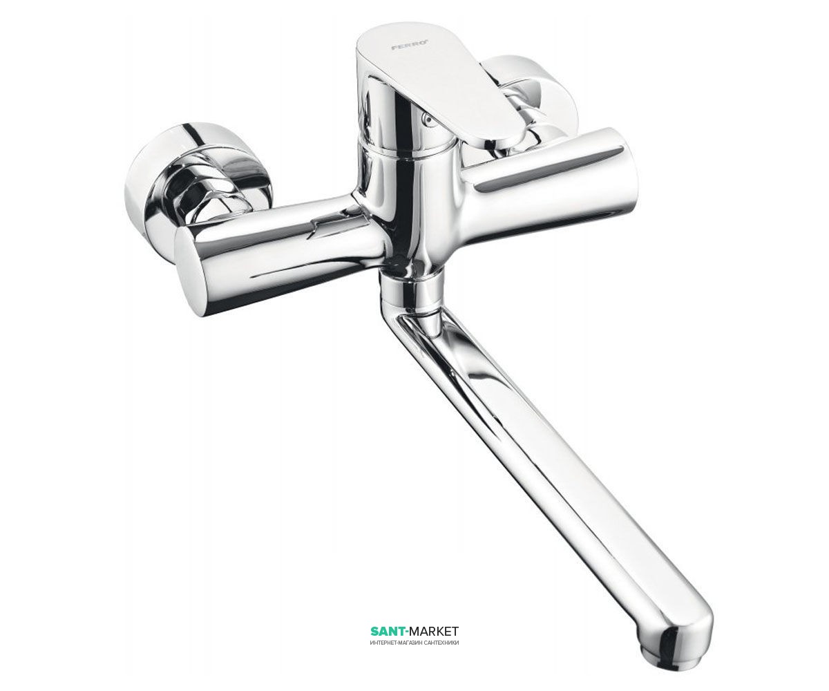 Смеситель для кухни Ferro Algeo однорычажный настенный BAG5