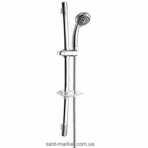 Душовий гарнітур зі штангою Ferro колекція Campana з мильницею хром N510