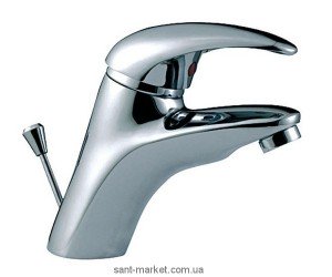 Смеситель для раковины однорычажный с донным клапаном Ferro коллекция Ibiza хром BIB2