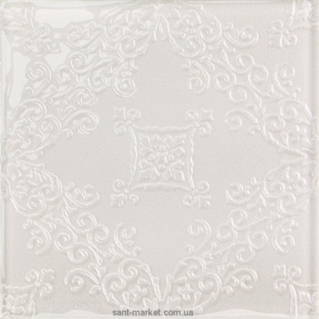 Opoczno CRYSTAL PALACE белый декор A 20X20