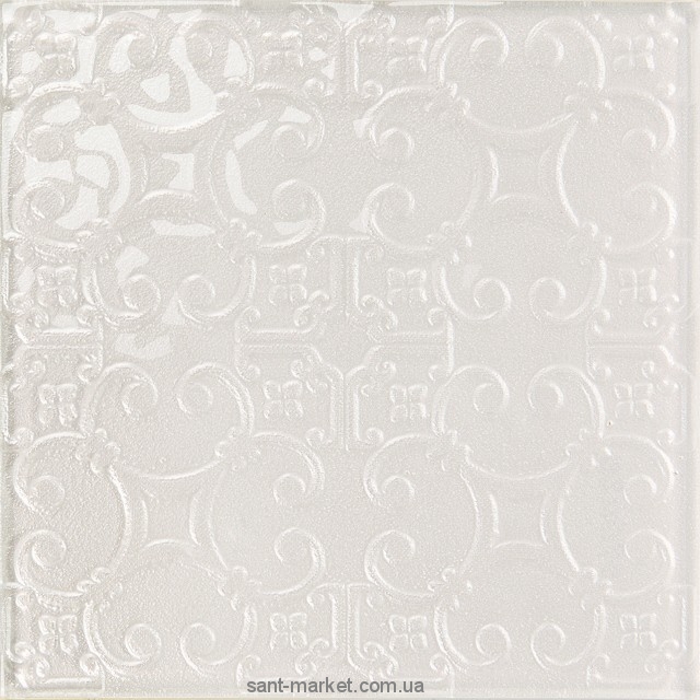 Opoczno CRYSTAL PALACE белый декор В 20X20