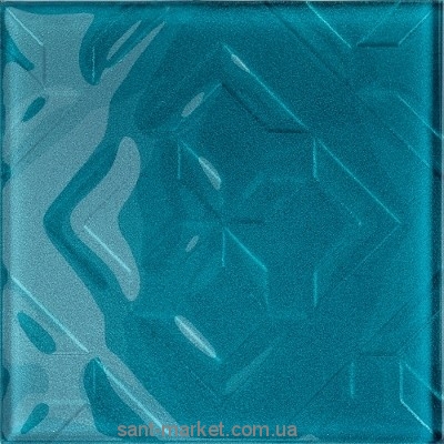 Opoczno CUBAN CUBE синий декор 20X20